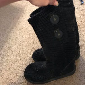Cloth UGG boots